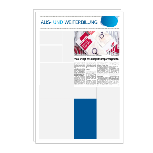 Postkartenanzeige (Aus- und Weiterbildung)