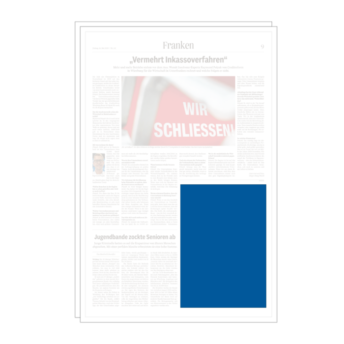 Eckfeldanzeige